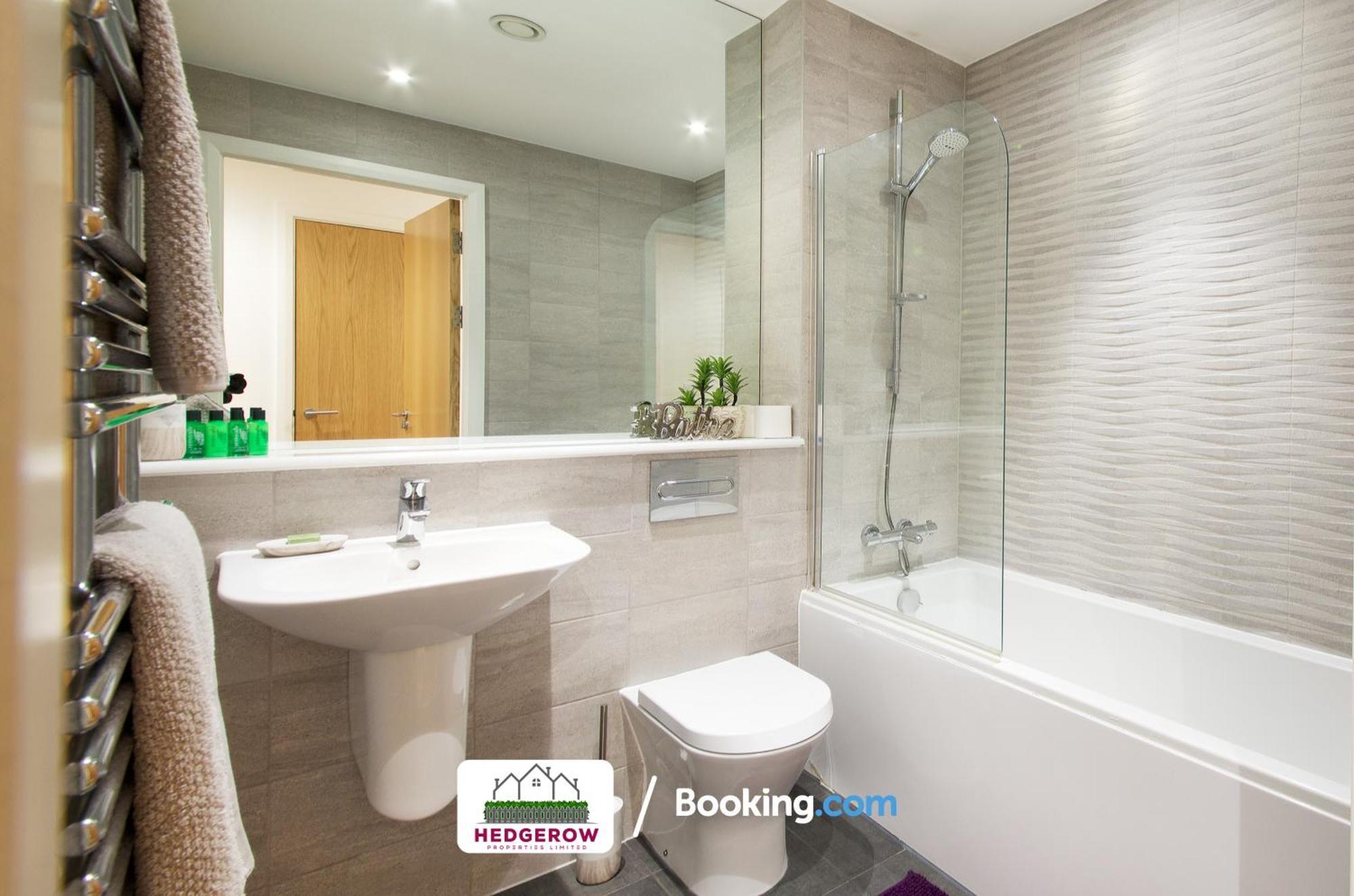 Premium Deals On Modern 2 -Bed 2-Bath Central City 122 High Street Flat For Movers & Pros By Hedgerow Mánchester Exterior foto